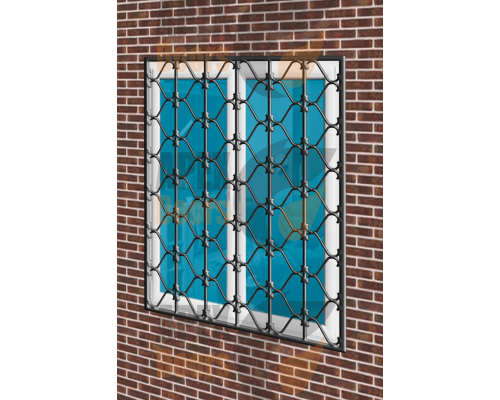 Дутая ажурная решетка модель №50